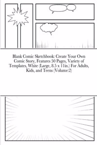 Blank Comic Sketchbook