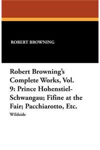 Robert Browning's Complete Works, Vol. 9