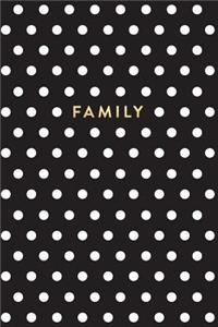 Black and White Polka Dot Notebook