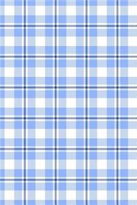 Blue White Plaid Tartan Journal To Write In Notes