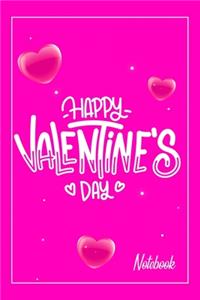 Happy Valentine's Day Notebook Journal Gift for lovers