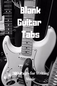 Blank Guitar Tabs