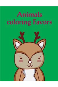 Animals Coloring Favors