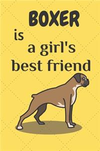 Boxer is a girl's best friend