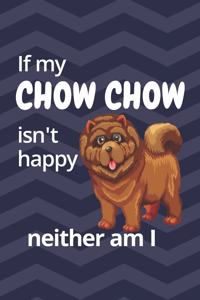 If my Chow Chow isn't happy neither am I