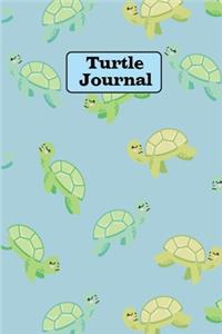 Turtle Journal: College and Daily Creative Use, 100 Pages 6" x 9" Journal for Writing and taking Notes, Matte Cover Notebook for School,