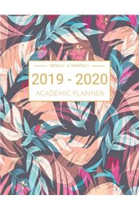2019-2020 Academic Planner Weekly And Monthly