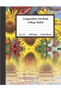 Composition Notebook College Ruled Lined Sheets
