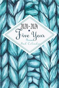 2020-2024 Five Year Planner And Calendar