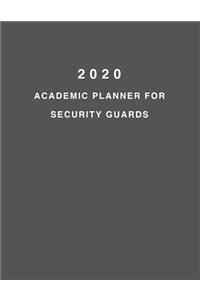 2020 Academic Planner For Security Guards