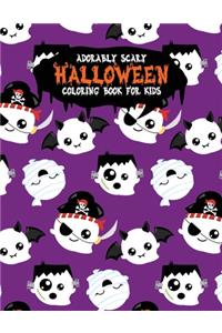 Adorably Scary Halloween Coloring Book For Kids