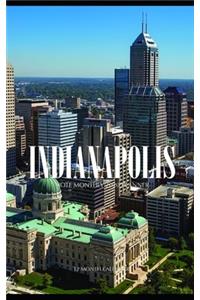 Indianapolis Note Monthly 2020 Planner 12 Month Calendar
