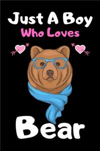 Just a boy who loves bear