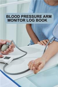 Blood Pressure Arm Monitor Log Book