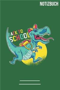 Notizbuch quadratisch Dino Schule