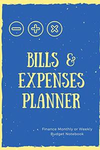 Bills and Expenses Planner