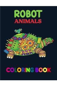 Robot Animals Coloring Book