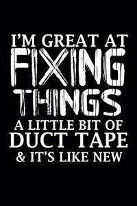 I'm great at fixing things a little bit of duct tape & it's like new: 110 Game Sheets - 660 Tic-Tac-Toe Blank Games - Soft Cover Book for Kids for Traveling & Summer Vacations - Mini Game - Clever Kids - 110 Lined page