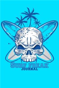 Surf freak JOURNAL DOT GRID STYLE NOTEBOOK