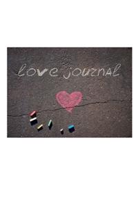 Love chalk valentine's blank journal