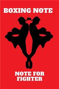 Boxing Note Thai Journal Boxing Movements Notebook for Men Tb-04