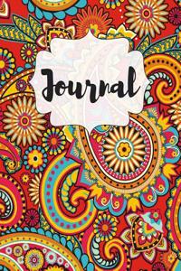 Colorful Paisley Notebook