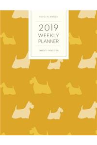 2019 Weekly Planner Twenty Nineteen