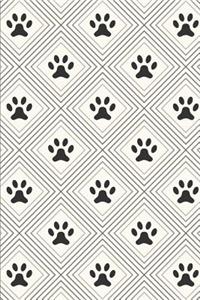 Dog Pattern - Paws and Squares