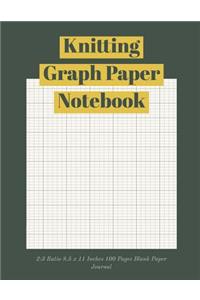 Knitting Graph Paper Notebook