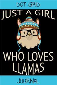 Llama Dot Grid Journal