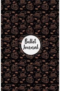 Bullet Journal: Halloween Colorful: Notebook, Bullet Journal Dotted Grid, 100 Pages (5.5 X 8.5)