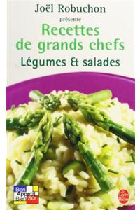 Recettes de Grands Chefs Legumes Salades