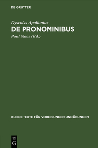 de Pronominibus