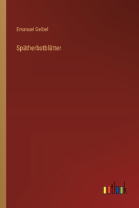 Spätherbstblätter