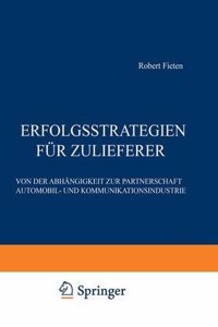 Erfolgsstrategien fur Zulieferer