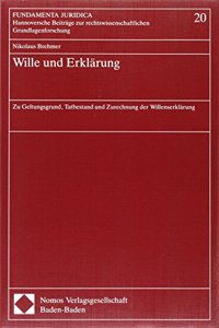 Wille Und Erklarung