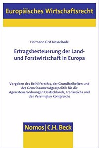 Ertragsbesteuerung Der Land- Und Forstwirtschaft in Europa