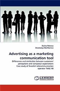 Advertising as a marketing communication tool