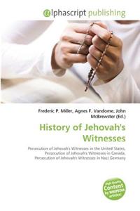 History of Jehovah's Witnesses