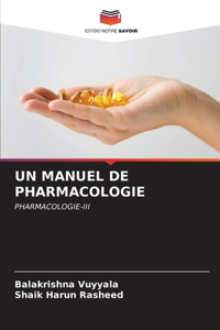 Manuel de Pharmacologie