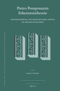 Pietro Pomponazzis Erkenntnistheorie