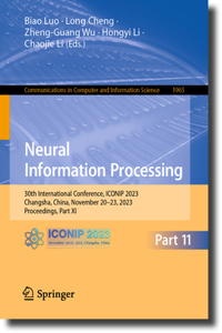 Neural Information Processing: 30th International Conference, Iconip 2023, Changsha, China, November 20-23, 2023, Proceedings, Part XI