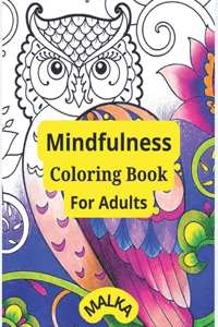 Mindfulness Coloring Book For Adults