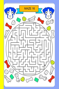 dog mazes for kids 3+