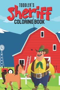 Toddler's Sheriff Coloring Book
