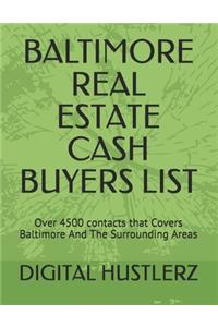 Baltimore Real Estate Cash Buyers List