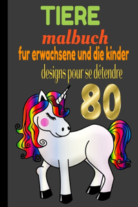 Tiere Malbuch