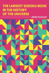 Largest Sudoku Book in the History of the Universe - 4000 PUZZLES