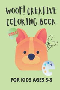 WOOF! Creative coloring book