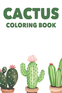 Cactus Coloring Book